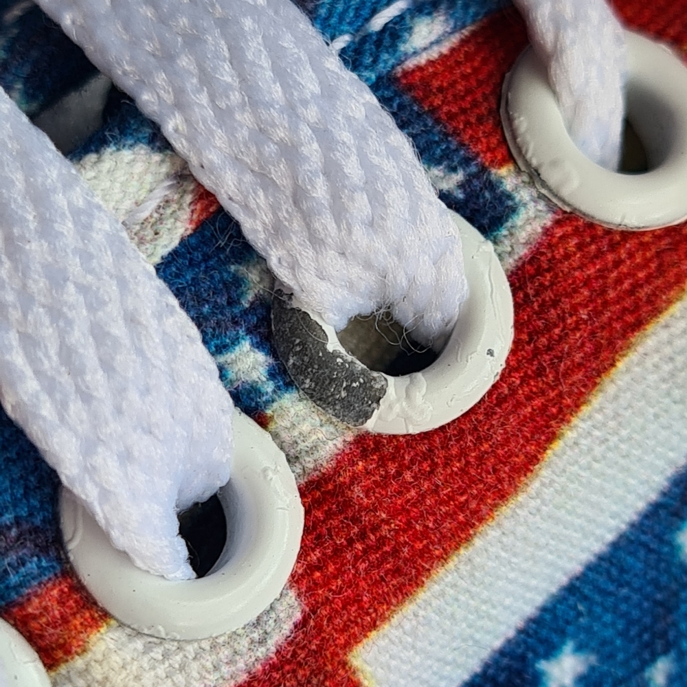 Vans US m9.0 w10.5 American Flag Unisex Red White Blue USA Sneakers - Picture 10 of 16